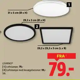 Lidl Loftslampe, Loftslampe med bevægelsessnor tilbud