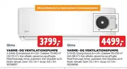 jem & fix VARME- OG VENTILATIONSPUMPE tilbud