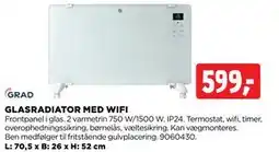 jem & fix GLASRADIATOR MED WIFI tilbud