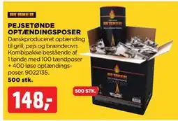 jem & fix PEJSETØNDE OPTÆNDINGSPOSER tilbud