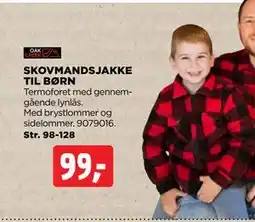 jem & fix SKOVMANDSJAKKE TIL BØRN tilbud