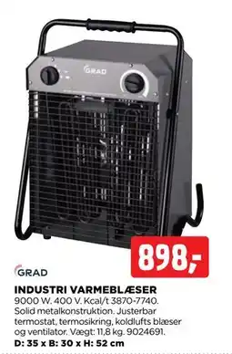 jem & fix INDUSTRI VARMEBLÆSER tilbud