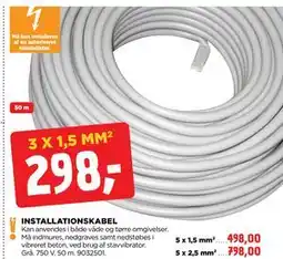 jem & fix INSTALLATIONSKABEL tilbud