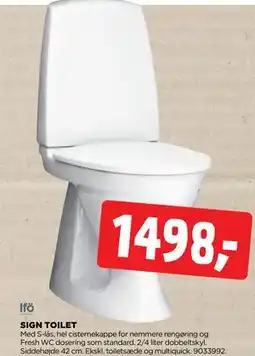 jem & fix SIGN TOILET tilbud