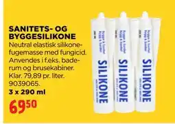jem & fix SANITETS- OG BYGGESILIKONE tilbud