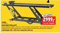 jem & fix MOTORCYKELLIFT tilbud
