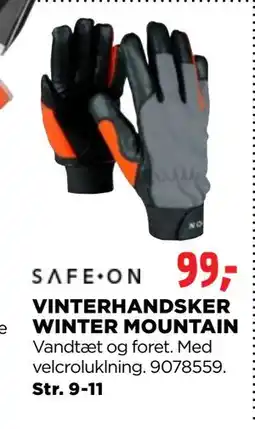 jem & fix VINTERHANDSKER WINTER MOUNTAIN tilbud