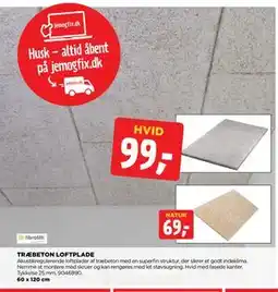 jem & fix TRÆBETON LOFTPLADE tilbud