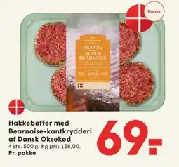 SPAR Hakkebøffer med Bearnaise-kantkrydderi af Dansk Oksekød tilbud