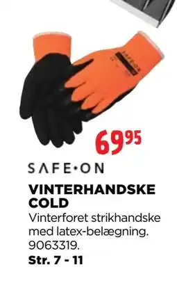 jem & fix VINTERHANDSKE COLD tilbud