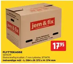 jem & fix FLYTTEKASSE tilbud