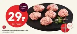 SPAR Formede Frikadeller af Dansk Gris tilbud