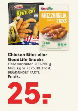 SPAR Chicken Bites eller GoodLife Snacks tilbud