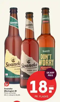 SPAR Svaneke Økologisk Øl tilbud