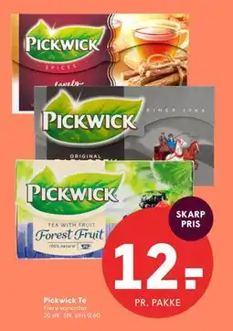 SPAR Pickwick Te tilbud