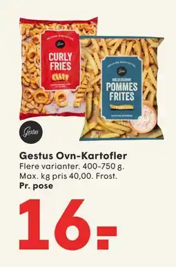 SPAR Gestus Ovn-Kartofler tilbud