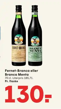 SPAR Fernet- Branca eller Branca Menta tilbud