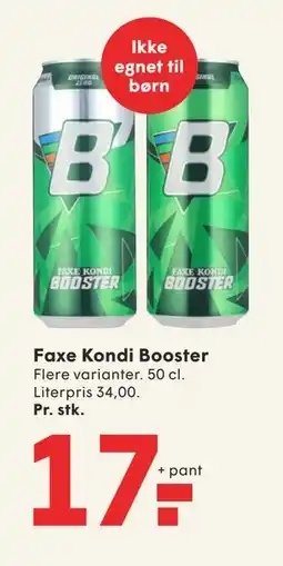 SPAR Faxe Kondi Booster tilbud
