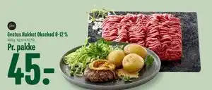 Gestus Hakket Oksekød 8-12 %