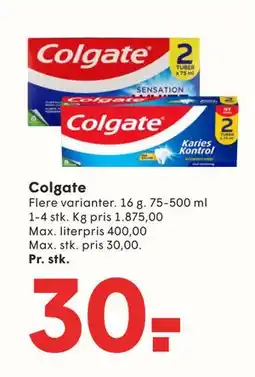 SPAR Colgate tilbud