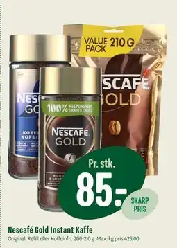 Min Købmand Nescafé Gold Instant Kaffe tilbud