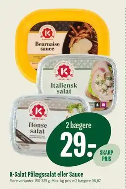 Min Købmand K-Salat Pålægssalat eller Sauce tilbud