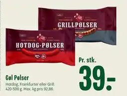 Min Købmand Gøl Pølser tilbud