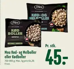 Min Købmand Mou Kød- og Melboller eller Kødboller tilbud