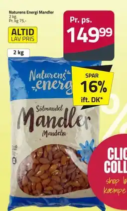 Fleggaard Naturens Energi Mandler tilbud