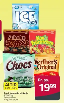 Fleggaard Storck Karameller el. Bolsjer tilbud