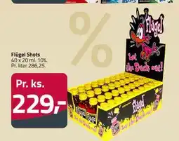 Fleggaard Flügel Shots tilbud