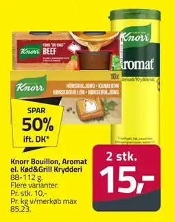 Fleggaard Knorr Bouillon, Aromat el. Kød&Grill Krydderi tilbud