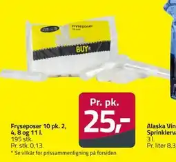 Fleggaard Fryseposer 10 pk. 2, 4, 8 og 11 l tilbud