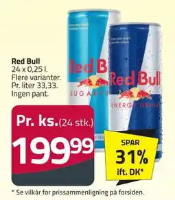 Fleggaard Red Bull tilbud