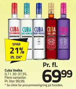 Fleggaard Cuba Vodka tilbud