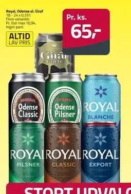 Fleggaard Royal, Odense el. Giraf tilbud