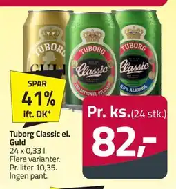 Fleggaard Tuborg Classic el. Guld tilbud