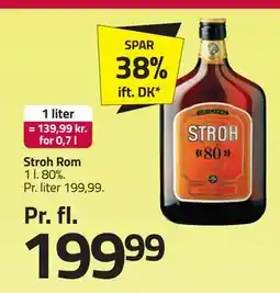 Fleggaard Stroh Rom tilbud