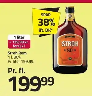 Fleggaard Stroh Rom tilbud