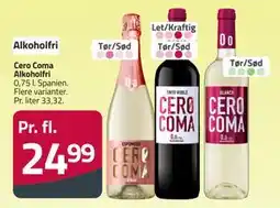 Fleggaard Cero Coma Alkoholfri tilbud