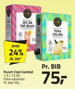 Fleggaard Punch Club Cocktail tilbud