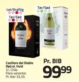 Fleggaard Casillero del Diablo Rød el. Hvid tilbud