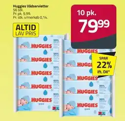 Fleggaard Huggies Vådservietter tilbud