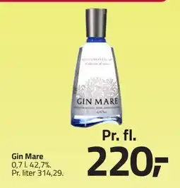 Fleggaard Gin Mare tilbud