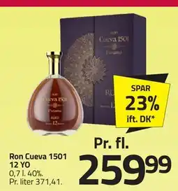 Fleggaard Ron Cueva 1501 12 YO tilbud