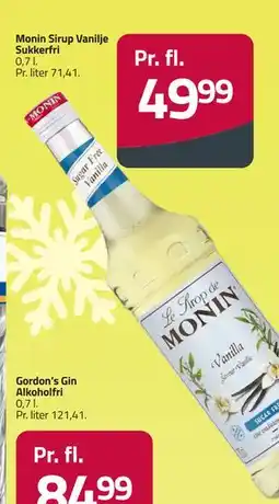 Fleggaard Monin Sirup Vanilje Sukkerfri tilbud