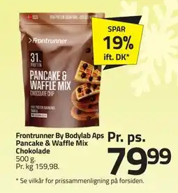 Fleggaard Frontrunner By Bodylab Aps Pancake & Waffle Mix Chokolade tilbud