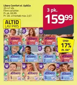 Fleggaard Libero Comfort el. Up&Go tilbud