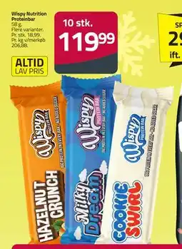 Fleggaard Wispy Nutrition Proteinbar tilbud
