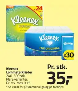 Fleggaard Kleenex Lommetørklæder tilbud